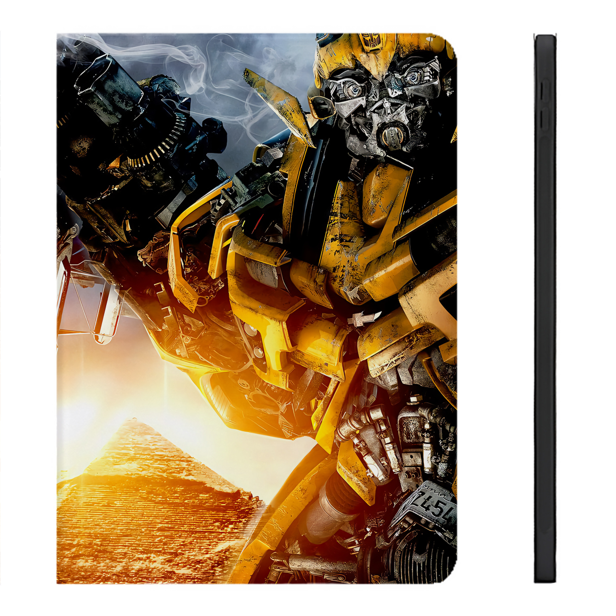 （画像用） Transformers トランスフォーマー IPadケース ペンホルダー付き ブックスタイルデザイン